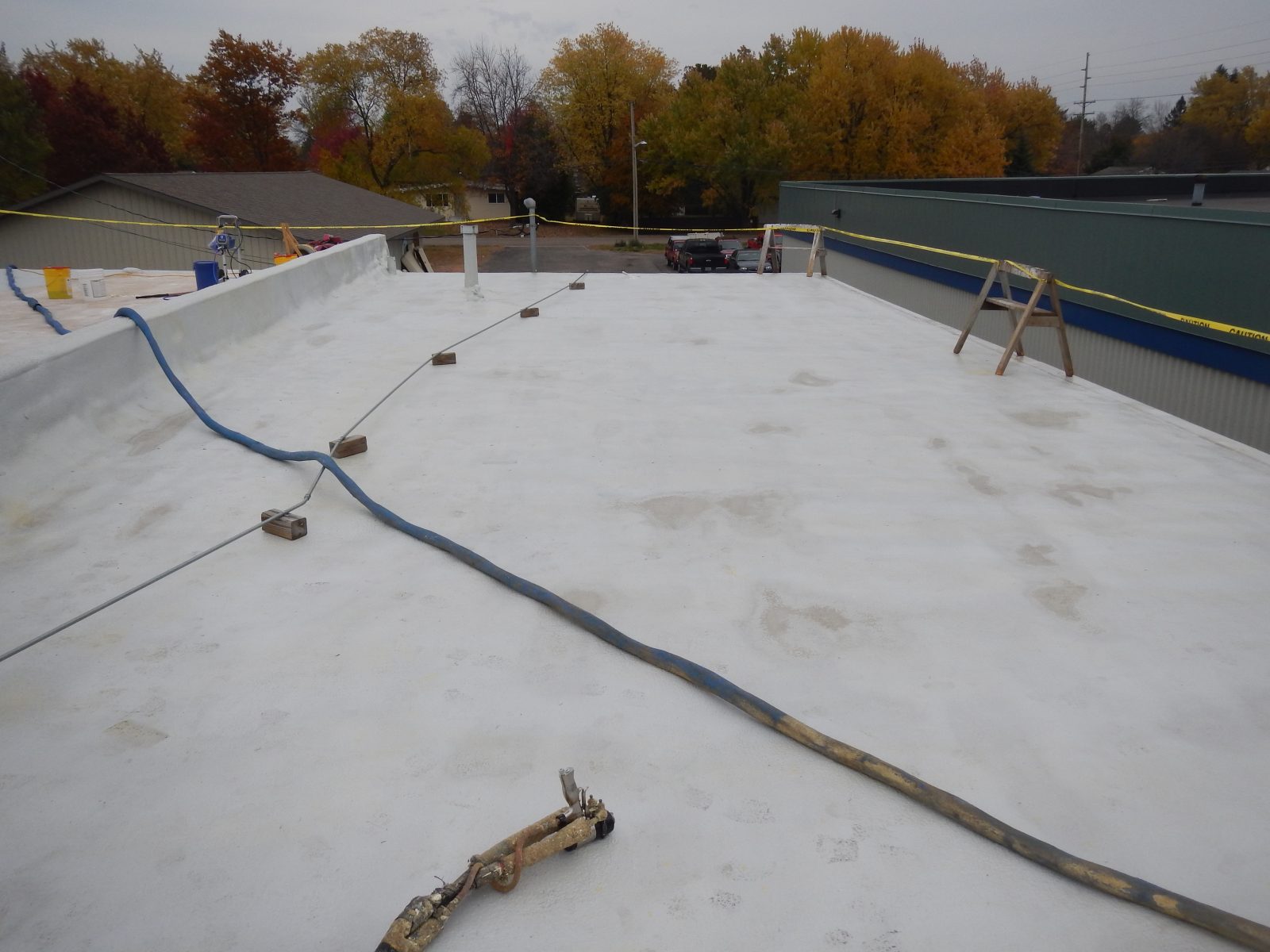 Commercial metal roof restoration